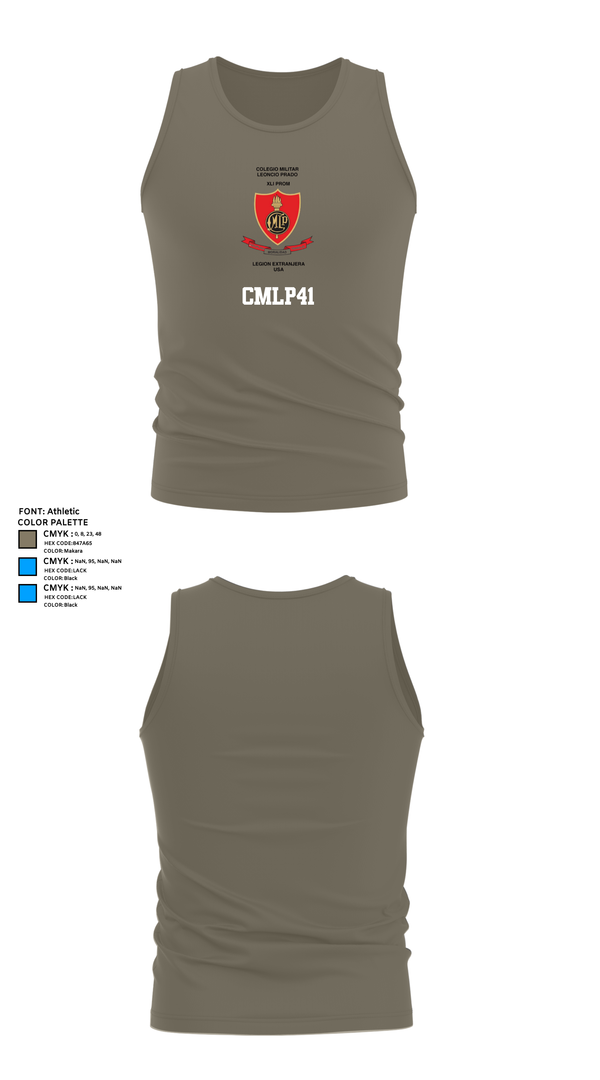 Tank Top, CMLP41, Army, Teamtime, Team time, sublimation, custom sports apparel, team uniforms, spirit wear, spiritwear, sports uniforms, custom shirts, team store, custom team store, fundraiser sports, apparel fundraiser