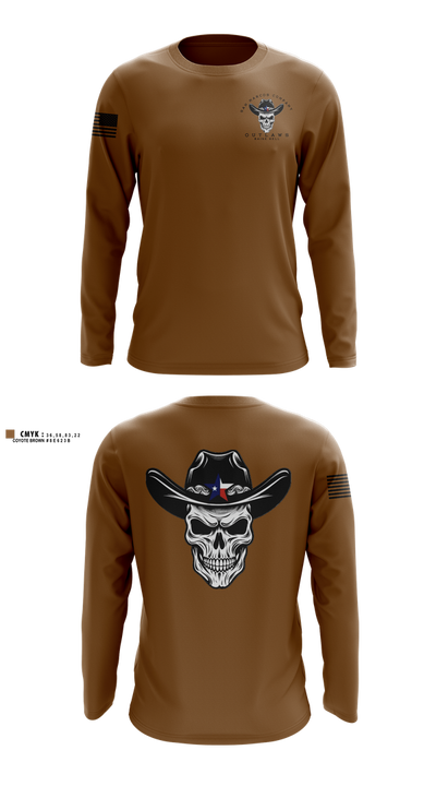 SAN MARCOS RCTG COMPANY 30663608 Long Sleeve Performance Shirt 1