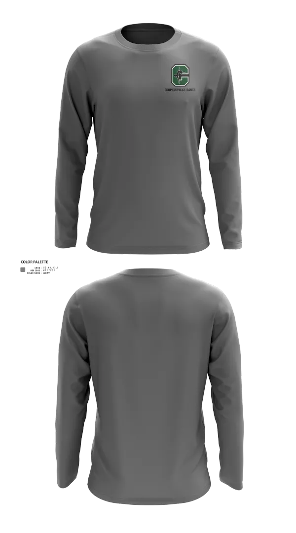 Long Sleeve Performance Shirt, Coopersville Dance Team, Spirit Store, Teamtime, Team time, sublimation, custom sports apparel, team uniforms, spirit wear, spiritwear, sports uniforms, custom shirts, team store, custom team store, fundraiser sports, apparel fundraiser