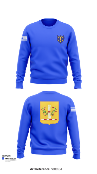 Crew Neck Sweatshirt, 54th Troop Command, , Teamtime, Team time, sublimation, custom sports apparel, team uniforms, spirit wear, spiritwear, sports uniforms, custom shirts, team store, custom team store, fundraiser sports, apparel fundraiser