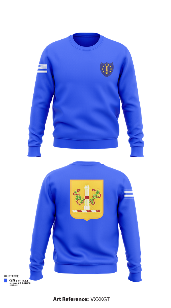 Crew Neck Sweatshirt, 54th Troop Command, , Teamtime, Team time, sublimation, custom sports apparel, team uniforms, spirit wear, spiritwear, sports uniforms, custom shirts, team store, custom team store, fundraiser sports, apparel fundraiser