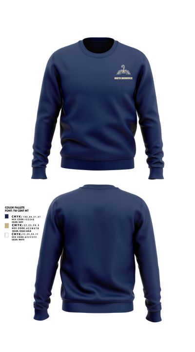 North Brunswick High School Dance Team 60064720 Crew Neck Sweatshirt - 1