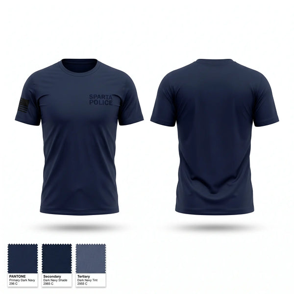 Short Sleeve Performance Shirt, SPARTA POLICE, Police, Teamtime, Team time, sublimation, custom sports apparel, team uniforms, spirit wear, spiritwear, sports uniforms, custom shirts, team store, custom team store, fundraiser sports, apparel fundraiser