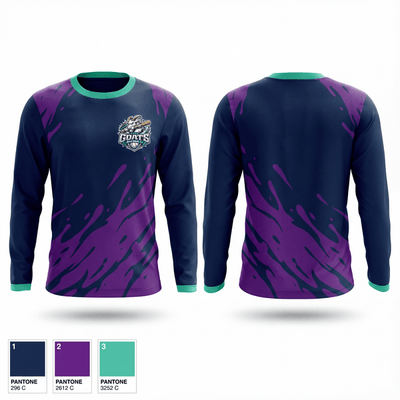 Yard Goats Baseball 2710769 Long Sleeve Performance Shirt 1