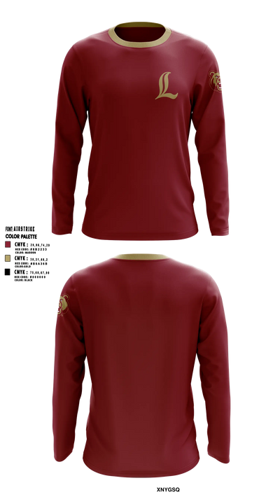 Logan High School Baseball 54642550 Long Sleeve Performance Shirt - 5