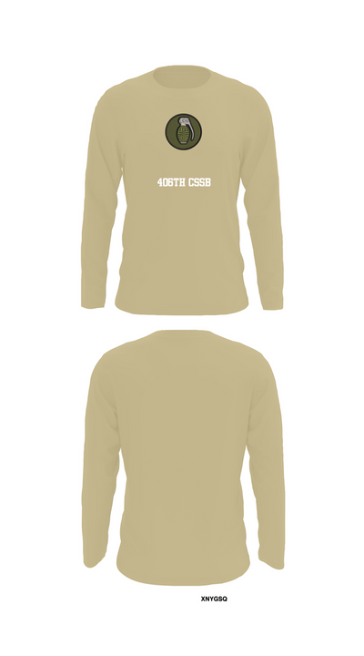 406th cssb 72211497 Long Sleeve Performance Shirt 92