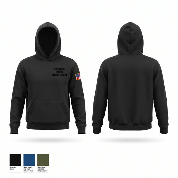 Hoodie, Glasgow Police Department, Police, Teamtime, Team time, sublimation, custom sports apparel, team uniforms, spirit wear, spiritwear, sports uniforms, custom shirts, team store, custom team store, fundraiser sports, apparel fundraiser