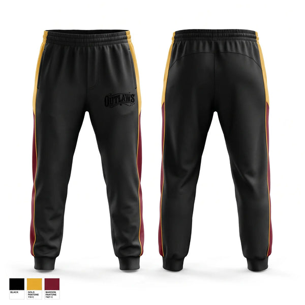 Sweatpants, Outlaws, Softball, Teamtime, Team time, sublimation, custom sports apparel, team uniforms, spirit wear, spiritwear, sports uniforms, custom shirts, team store, custom team store, fundraiser sports, apparel fundraiser