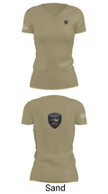 Vehicle Crimes Unit 21517515 Women's Short Sleeve V-neck Shirt - 84