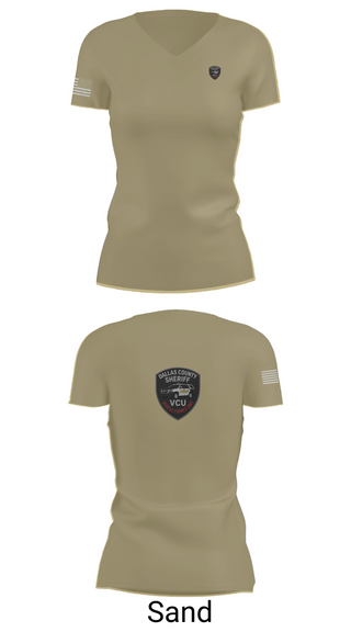 Womens Short Sleeve Vneck Shirt, Vehicle Crimes Unit, , Teamtime, Team time, sublimation, custom sports apparel, team uniforms, spirit wear, spiritwear, sports uniforms, custom shirts, team store, custom team store, fundraiser sports, apparel fundraiser