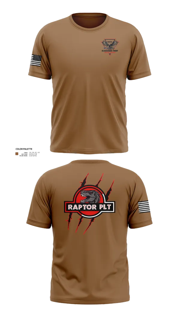 Old School Cotton Feel Shirt, Raptor Platoon, 4-9 CAV, , Teamtime, Team time, sublimation, custom sports apparel, team uniforms, spirit wear, spiritwear, sports uniforms, custom shirts, team store, custom team store, fundraiser sports, apparel fundraiser