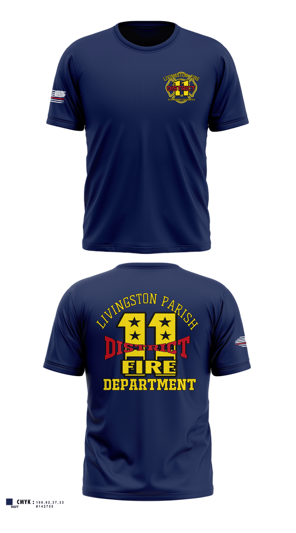 Short Sleeve Performance Shirt, Livingston parish fire district 11, Fire Department, Teamtime, Team time, sublimation, custom sports apparel, team uniforms, spirit wear, spiritwear, sports uniforms, custom shirts, team store, custom team store, fundraiser sports, apparel fundraiser