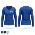 Santa Fe Fire Department Women's Long Sleeve V-neck Shirt - 1