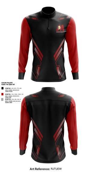 Quarter Zip Jacket, Matoaca High School Volleyball, Women's Volleyball, Teamtime, Team time, sublimation, custom sports apparel, team uniforms, spirit wear, spiritwear, sports uniforms, custom shirts, team store, custom team store, fundraiser sports, apparel fundraiser