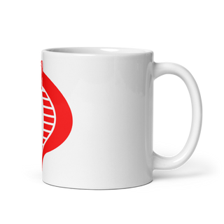 Charlie Battery, 1-119th FA 47943338 White Glossy Mug - Small