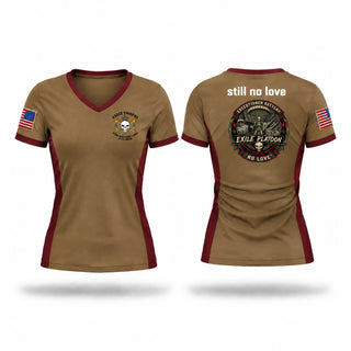 Womens Short Sleeve Vneck Shirt, Echo 2-55 Adar IRF, Army, Teamtime, Team time, sublimation, custom sports apparel, team uniforms, spirit wear, spiritwear, sports uniforms, custom shirts, team store, custom team store, fundraiser sports, apparel fundraiser