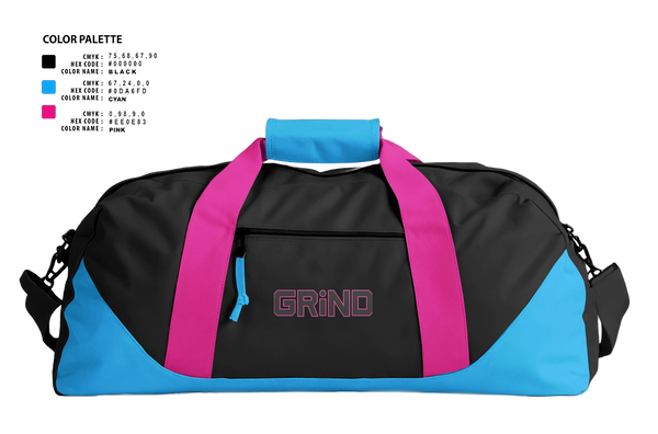 Duffle Bag, LA GRiND, Baseball, Teamtime, Team time, sublimation, custom sports apparel, team uniforms, spirit wear, spiritwear, sports uniforms, custom shirts, team store, custom team store, fundraiser sports, apparel fundraiser