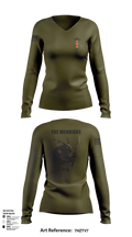 2-127 D-CO 34919210 Women's Long Sleeve V-neck Shirt - 110