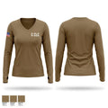 C CLC 94242091 Women's Long Sleeve V-neck Shirt - 1