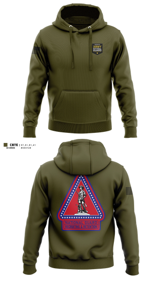 Hoodie, Missouri Army National Guard Recruiting and Retention Battalion, National Guard, Teamtime, Team time, sublimation, custom sports apparel, team uniforms, spirit wear, spiritwear, sports uniforms, custom shirts, team store, custom team store, fundraiser sports, apparel fundraiser