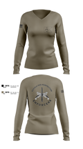 HHC, 102d MP BN 96011887 Women's Long Sleeve V-neck Shirt - 3