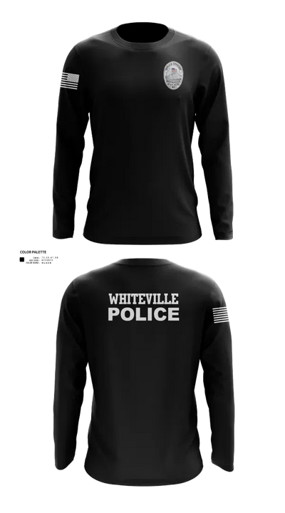 Whiteville Police Department 3573610 Long Sleeve Performance Shirt 21