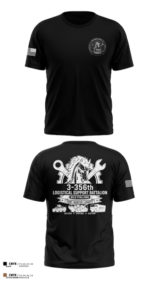 Old School Cotton Feel Shirt, 3-356 LSB (Wild Stallions), Army, Teamtime, Team time, sublimation, custom sports apparel, team uniforms, spirit wear, spiritwear, sports uniforms, custom shirts, team store, custom team store, fundraiser sports, apparel fundraiser