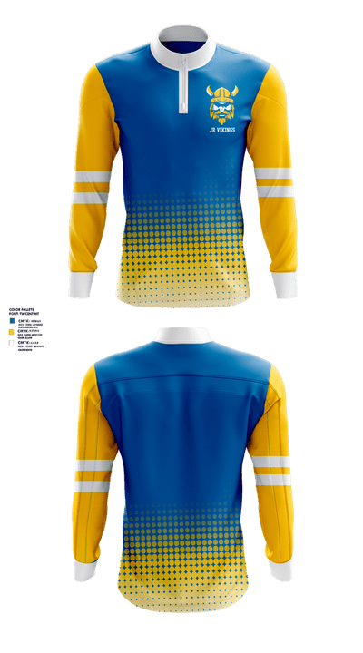 Jr Vikings 70392092 Quarter Zip Jacket - 1