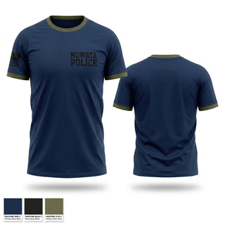 Old School Cotton Feel Shirt, Nowata police, Police, Teamtime, Team time, sublimation, custom sports apparel, team uniforms, spirit wear, spiritwear, sports uniforms, custom shirts, team store, custom team store, fundraiser sports, apparel fundraiser