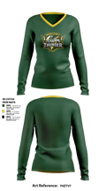 Thunder 35968861 Women's Long Sleeve V-neck Shirt - 10