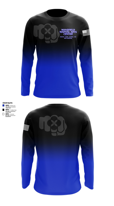 Mansfield Martial Arts Center Long Sleeve Performance Shirt - 43