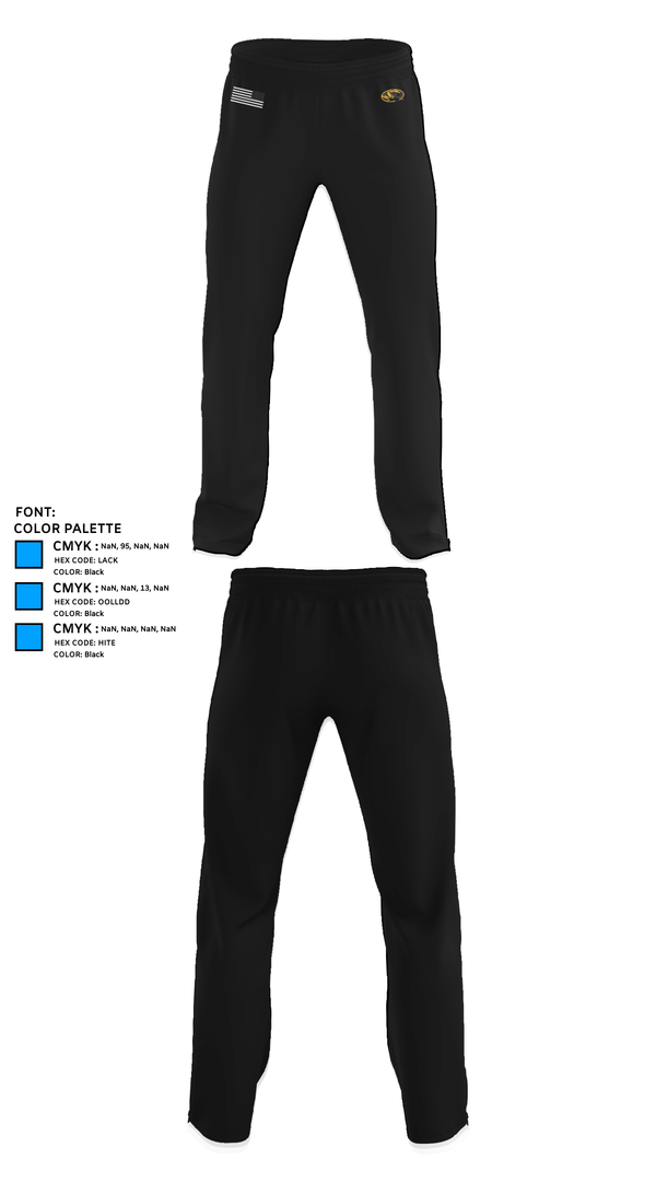 Sweatpants, Mizzou Golf, Golf, Teamtime, Team time, sublimation, custom sports apparel, team uniforms, spirit wear, spiritwear, sports uniforms, custom shirts, team store, custom team store, fundraiser sports, apparel fundraiser