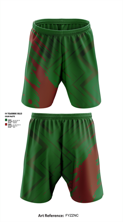 Alhambra High School Cheer 57800224 Athletic Shorts With Pockets - 1