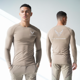 Long Sleeve Performance Shirt, USAF Volunteer, Air Force, Teamtime, Team time, sublimation, custom sports apparel, team uniforms, spirit wear, spiritwear, sports uniforms, custom shirts, team store, custom team store, fundraiser sports, apparel fundraiser