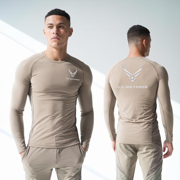 Long Sleeve Performance Shirt, USAF Volunteer, Air Force, Teamtime, Team time, sublimation, custom sports apparel, team uniforms, spirit wear, spiritwear, sports uniforms, custom shirts, team store, custom team store, fundraiser sports, apparel fundraiser