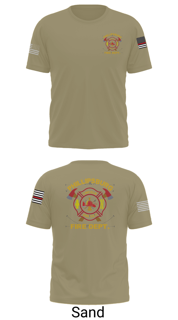 Short Sleeve Performance Shirt, PHILLIPSBURG FIRE DEPARTMENT, , Teamtime, Team time, sublimation, custom sports apparel, team uniforms, spirit wear, spiritwear, sports uniforms, custom shirts, team store, custom team store, fundraiser sports, apparel fundraiser