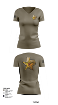 Hudspeth county sheriff office 47128359 Women's Short Sleeve V-neck Shirt - 1