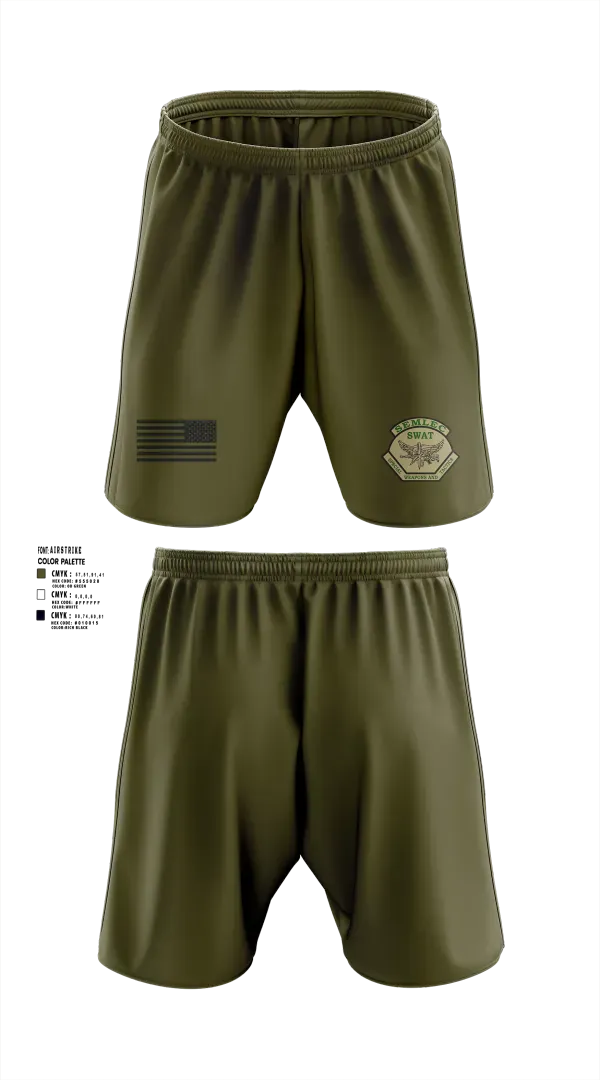 Athletic Shorts With Pockets, SEMLEC SWAT, Police, Teamtime, Team time, sublimation, custom sports apparel, team uniforms, spirit wear, spiritwear, sports uniforms, custom shirts, team store, custom team store, fundraiser sports, apparel fundraiser