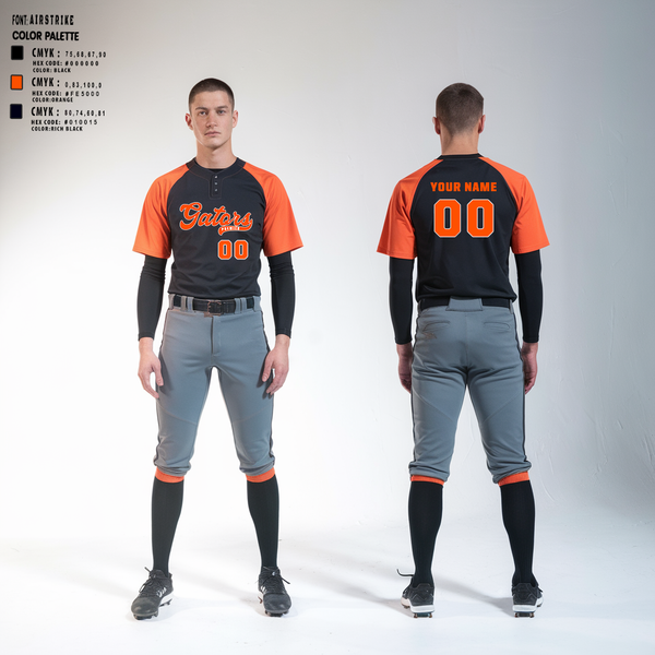 Two Button Softball Jersey, Indiana Gators Premier, Softball, Teamtime, Team time, sublimation, custom sports apparel, team uniforms, spirit wear, spiritwear, sports uniforms, custom shirts, team store, custom team store, fundraiser sports, apparel fundraiser