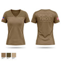 Spiritual Forces The Lords Army Women's Short Sleeve V-neck Shirt - 1