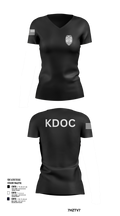 KDOC 70692063 Women's Short Sleeve V-neck Shirt - 101
