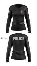 Traffic Women's Long Sleeve V-neck Shirt - 3