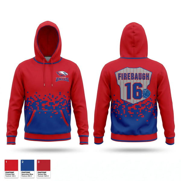 Hoodie, Firebaugh eagles, Softball, Teamtime, Team time, sublimation, custom sports apparel, team uniforms, spirit wear, spiritwear, sports uniforms, custom shirts, team store, custom team store, fundraiser sports, apparel fundraiser