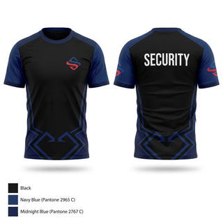 Short Sleeve Performance Shirt, Sahara Global Security, Police, Teamtime, Team time, sublimation, custom sports apparel, team uniforms, spirit wear, spiritwear, sports uniforms, custom shirts, team store, custom team store, fundraiser sports, apparel fundraiser
