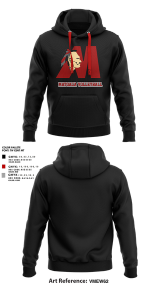 Hoodie, Matoaca High School Volleyball, Women's Volleyball, Teamtime, Team time, sublimation, custom sports apparel, team uniforms, spirit wear, spiritwear, sports uniforms, custom shirts, team store, custom team store, fundraiser sports, apparel fundraiser