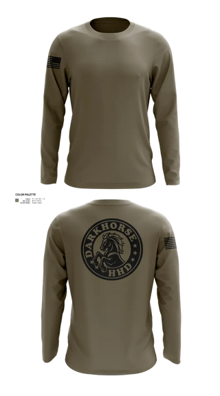 Long Sleeve Performance Shirt, HHD, 627TH Hospital Center, , Teamtime, Team time, sublimation, custom sports apparel, team uniforms, spirit wear, spiritwear, sports uniforms, custom shirts, team store, custom team store, fundraiser sports, apparel fundraiser