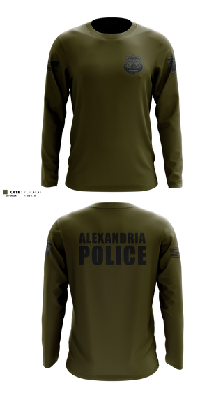Long Sleeve Performance Shirt, Alexandria Police Department Special Operations, Police, Teamtime, Team time, sublimation, custom sports apparel, team uniforms, spirit wear, spiritwear, sports uniforms, custom shirts, team store, custom team store, fundraiser sports, apparel fundraiser