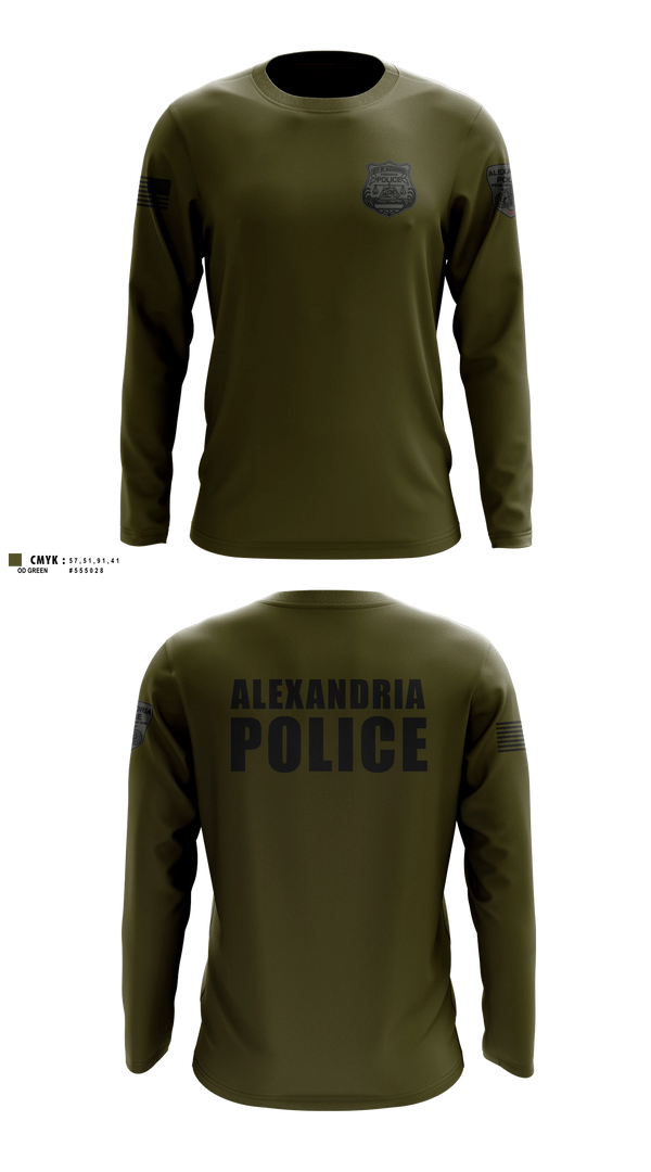 Long Sleeve Performance Shirt, Alexandria Police Department Special Operations, Police, Teamtime, Team time, sublimation, custom sports apparel, team uniforms, spirit wear, spiritwear, sports uniforms, custom shirts, team store, custom team store, fundraiser sports, apparel fundraiser