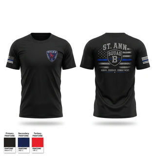 Short Sleeve Performance Shirt, B SQUAD, Police, Teamtime, Team time, sublimation, custom sports apparel, team uniforms, spirit wear, spiritwear, sports uniforms, custom shirts, team store, custom team store, fundraiser sports, apparel fundraiser