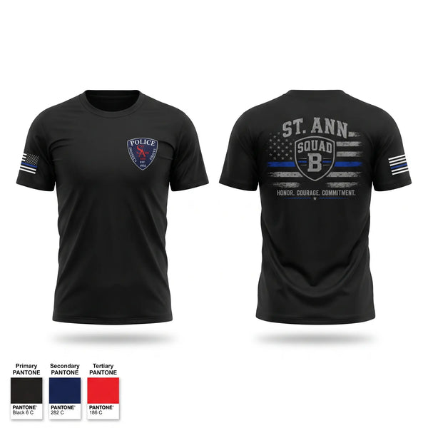 Short Sleeve Performance Shirt, B SQUAD, Police, Teamtime, Team time, sublimation, custom sports apparel, team uniforms, spirit wear, spiritwear, sports uniforms, custom shirts, team store, custom team store, fundraiser sports, apparel fundraiser